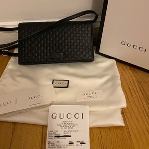 Brand New Guccissima mini crossbody bag